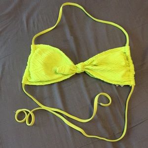 Neon yellow Bikini top🔅